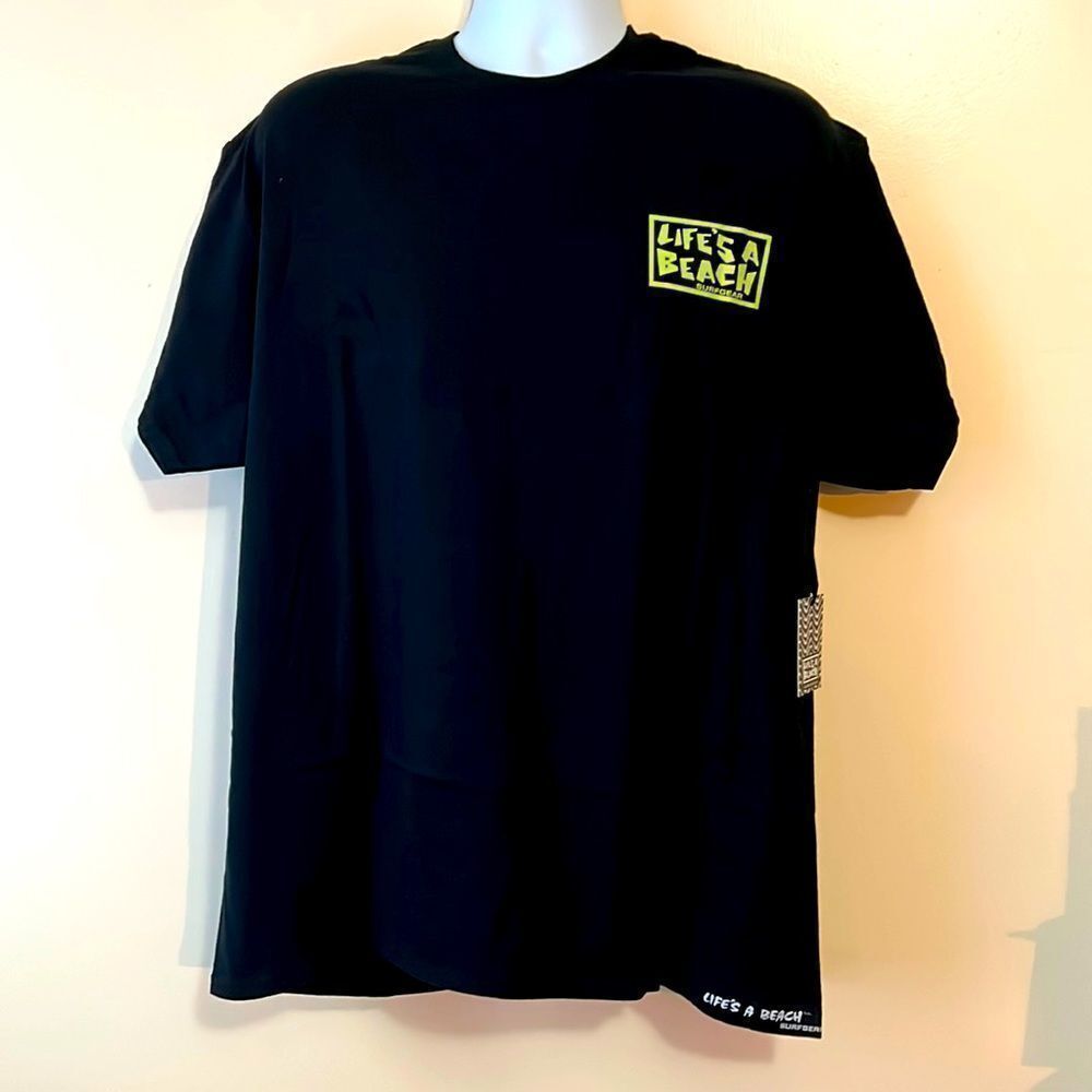 Life’s a Beach Shit Happens Tshirt Sz L